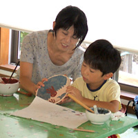 特別授業ー1日陶芸・園児親子