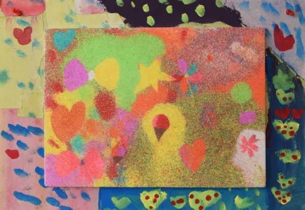 子ども砂絵ー金子