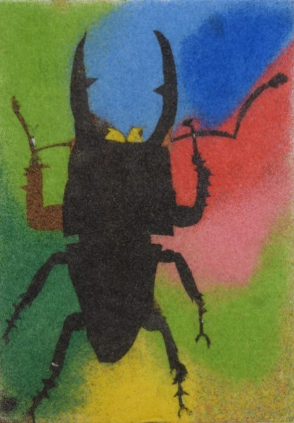 子ども砂絵ー諏訪